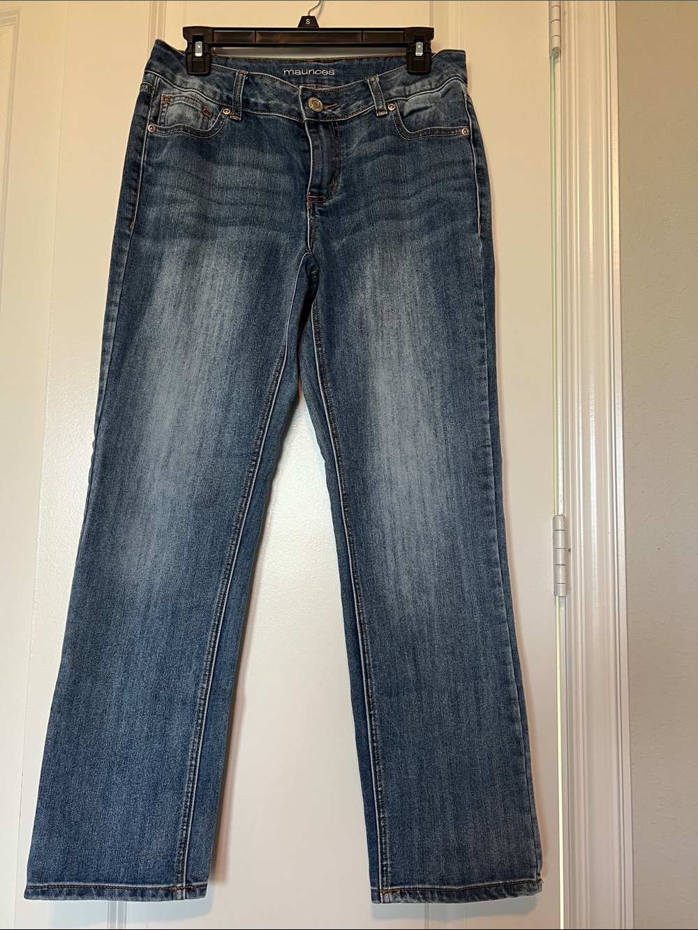 Maurices Dark Blue Straight Leg Jeans